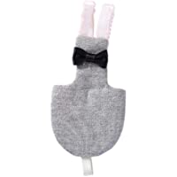 Balacoo Mono de vuelo para pájaros – Pañal lavable reutilizable para loros- transpirable con diseño de pajarita suave…